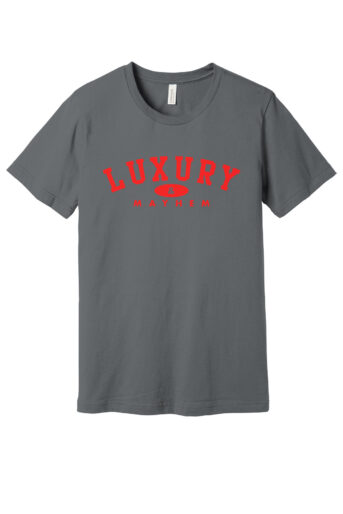 Asphalt w/ Red Lettering